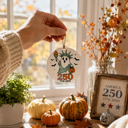 🎃🇺🇸 Halloween 250th Anniversary Ornament Collection – Celebrate America's 250th with a Spooky Twist