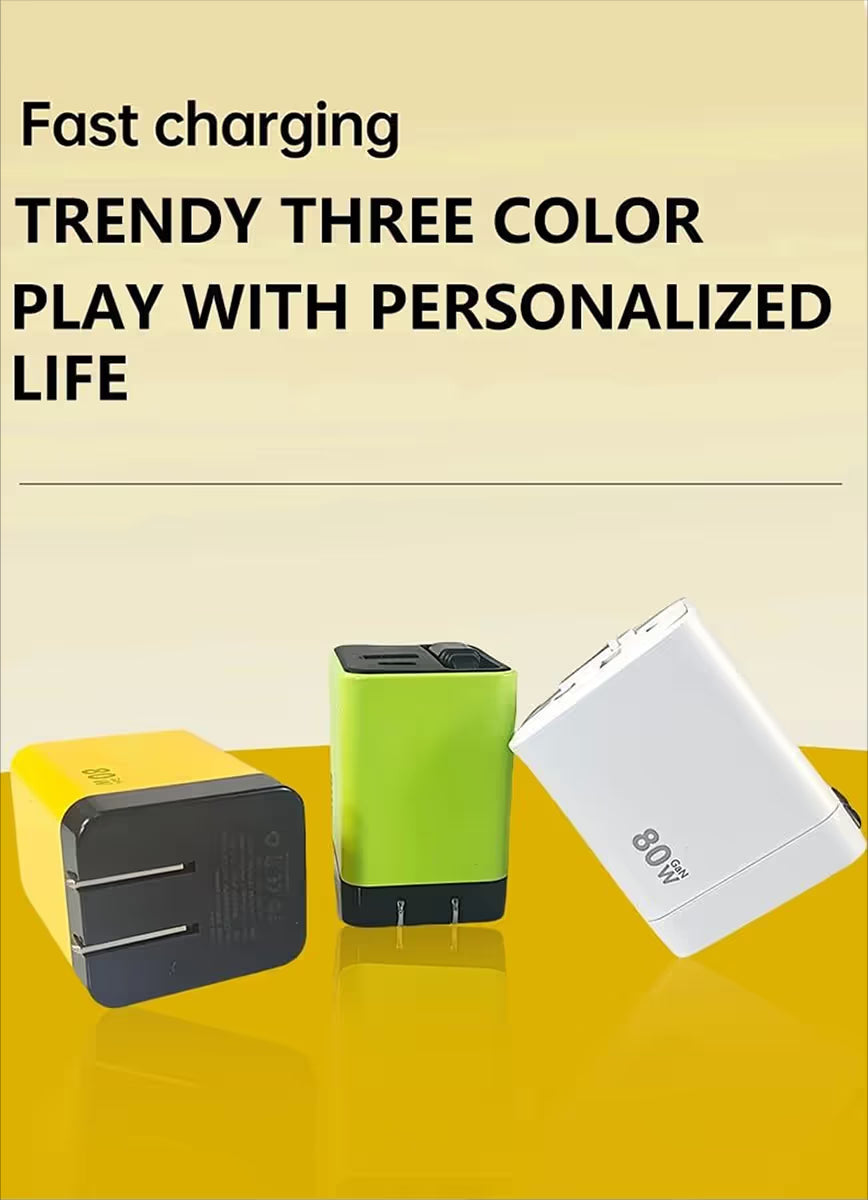 💡3 in 1 Charger Retractable 80W MAX Fast