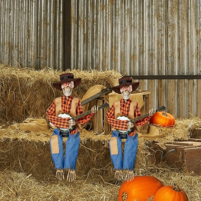 🔥Halloween Pre Sale 49% OFF - 💀Funny Animated Dueling Banjo Skeletons