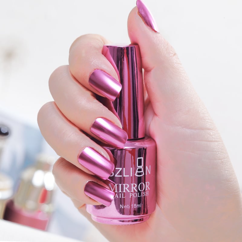2026 Glamorous Metallic Mirror Nail Polish