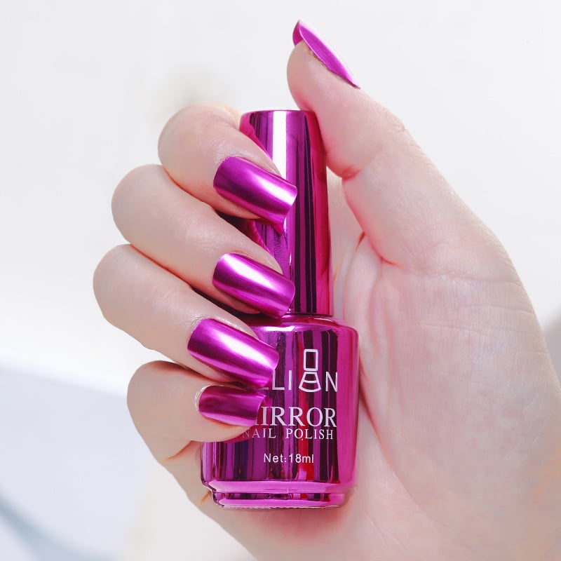2026 Glamorous Metallic Mirror Nail Polish