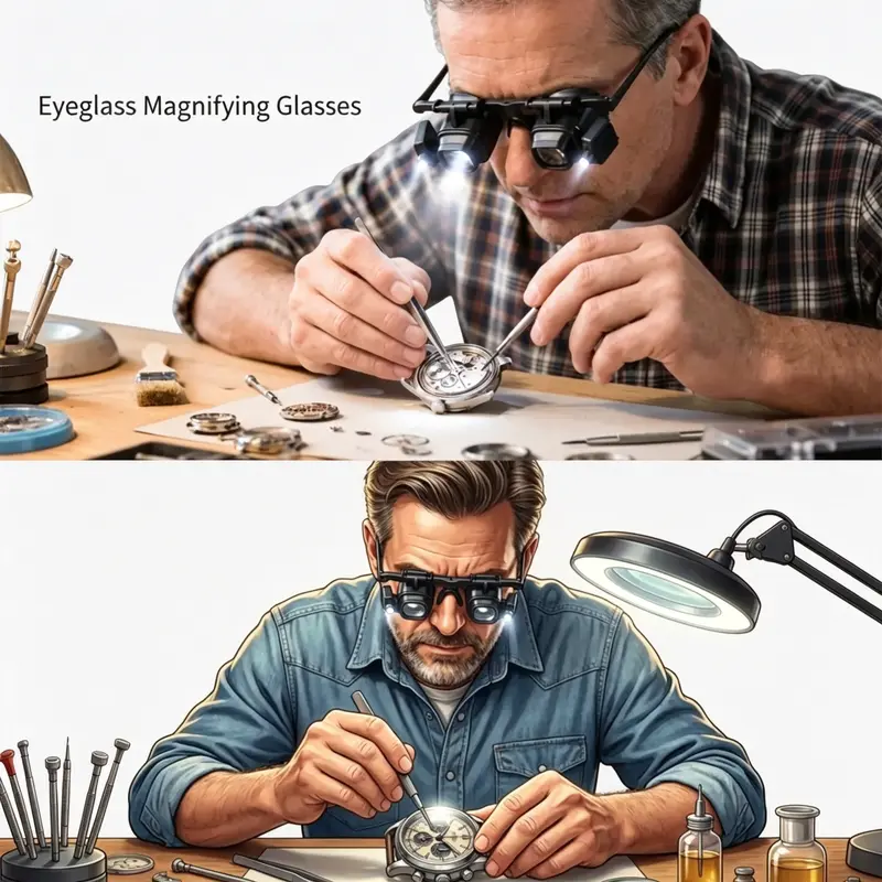 📢50% OFF !! ⏰Precision LED Magnifier for Electronics & Crafts