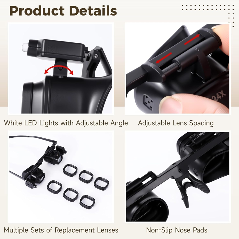 📢50% OFF !! ⏰Precision LED Magnifier for Electronics & Crafts
