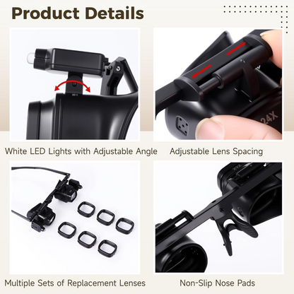 📢50% OFF !! ⏰Precision LED Magnifier for Electronics & Crafts