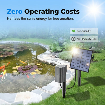 Solar Pond Aerator with Air Pump