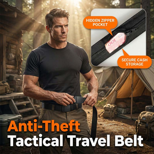 🏅Tactical Travel Belt with Hidden Money Pocket