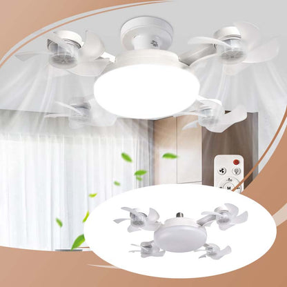 🌀New E27 Socket Ceiling Fan Light – 2‑in‑1 Silent LED Fan with Remote Control🧊