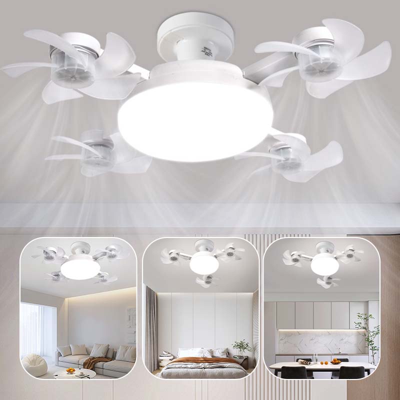 🌀New E27 Socket Ceiling Fan Light – 2‑in‑1 Silent LED Fan with Remote Control🧊
