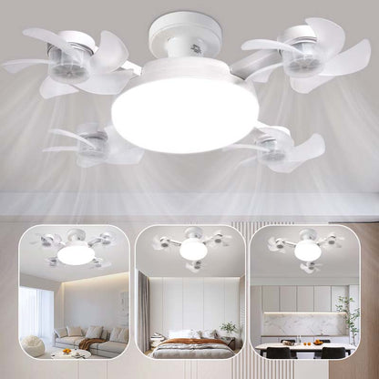 🌀New E27 Socket Ceiling Fan Light – 2‑in‑1 Silent LED Fan with Remote Control🧊