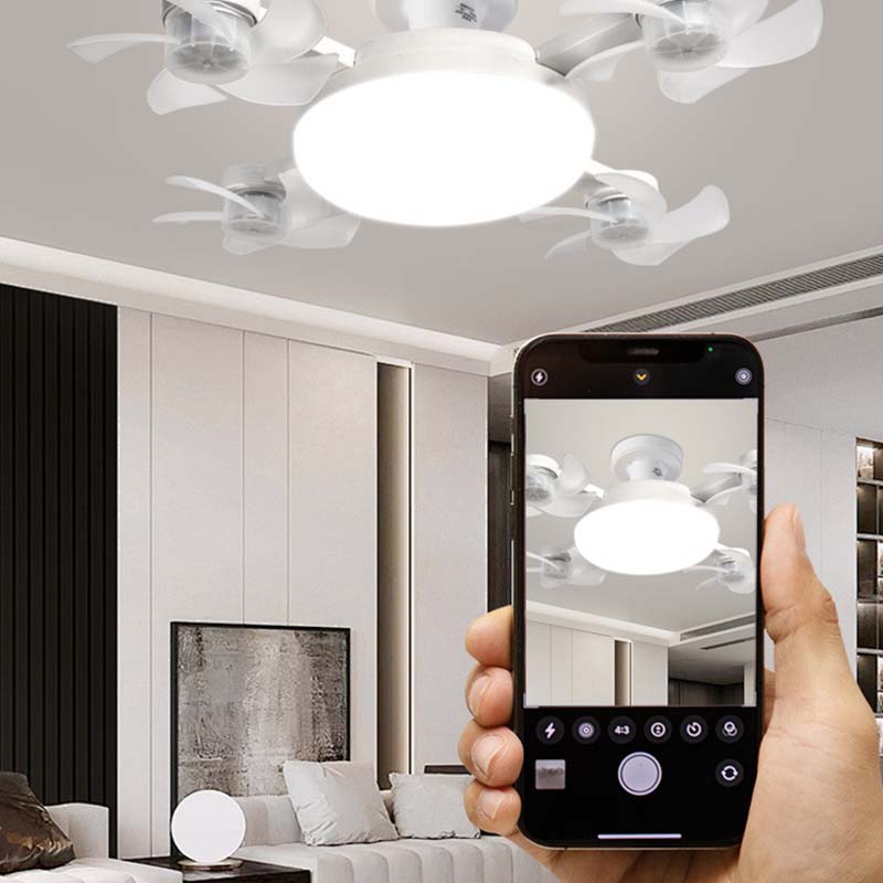 🌀New E27 Socket Ceiling Fan Light – 2‑in‑1 Silent LED Fan with Remote Control🧊