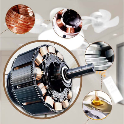 🌀New E27 Socket Ceiling Fan Light – 2‑in‑1 Silent LED Fan with Remote Control🧊