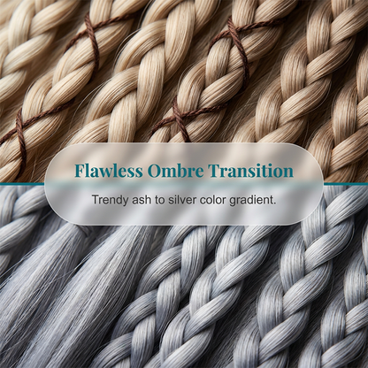 Maillard Style Pre-Braided Hair Extensions