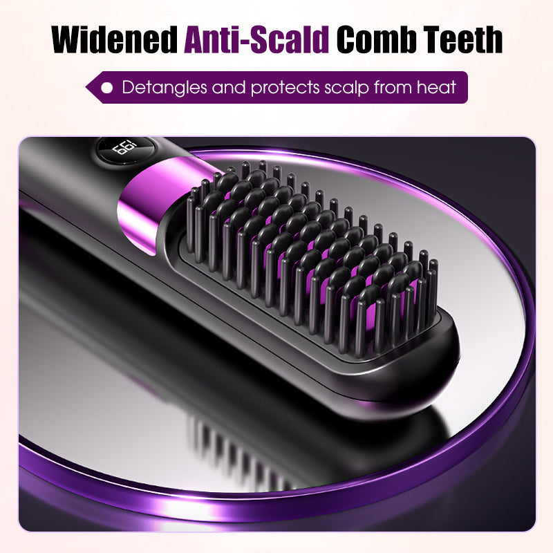 Widened insulated comb teeth