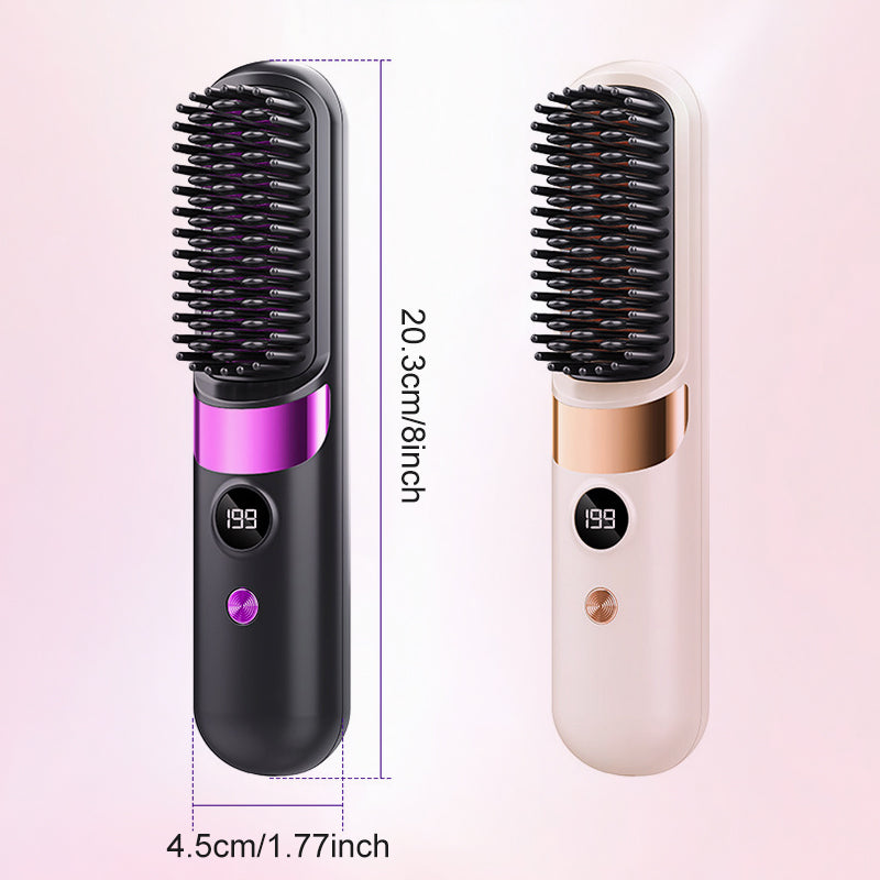 Hair straightener comb dimensions