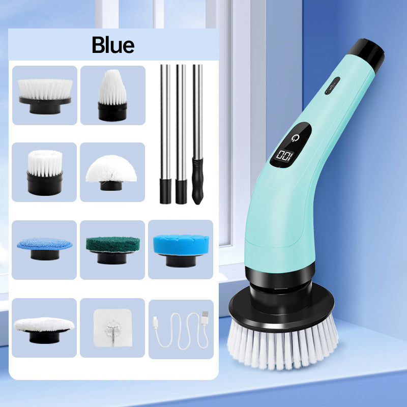 🧽9-in-1 Electric Cleaning Brush Set for Home Use