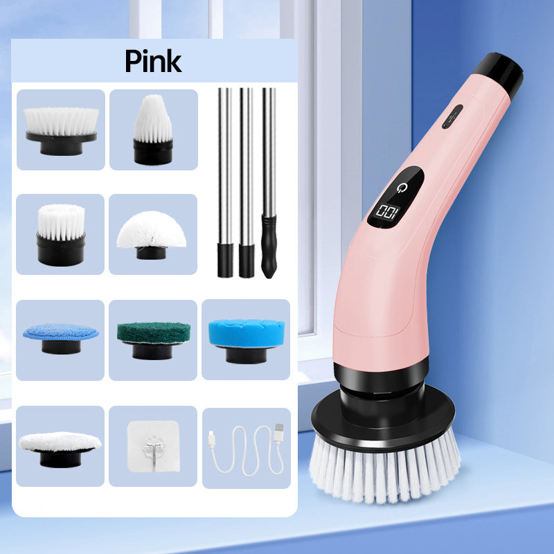 🧽9-in-1 Electric Cleaning Brush Set for Home Use