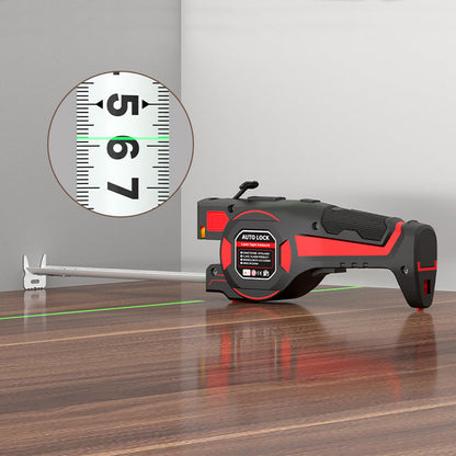 📏2-in-1 Tape Measure with Laser Guide