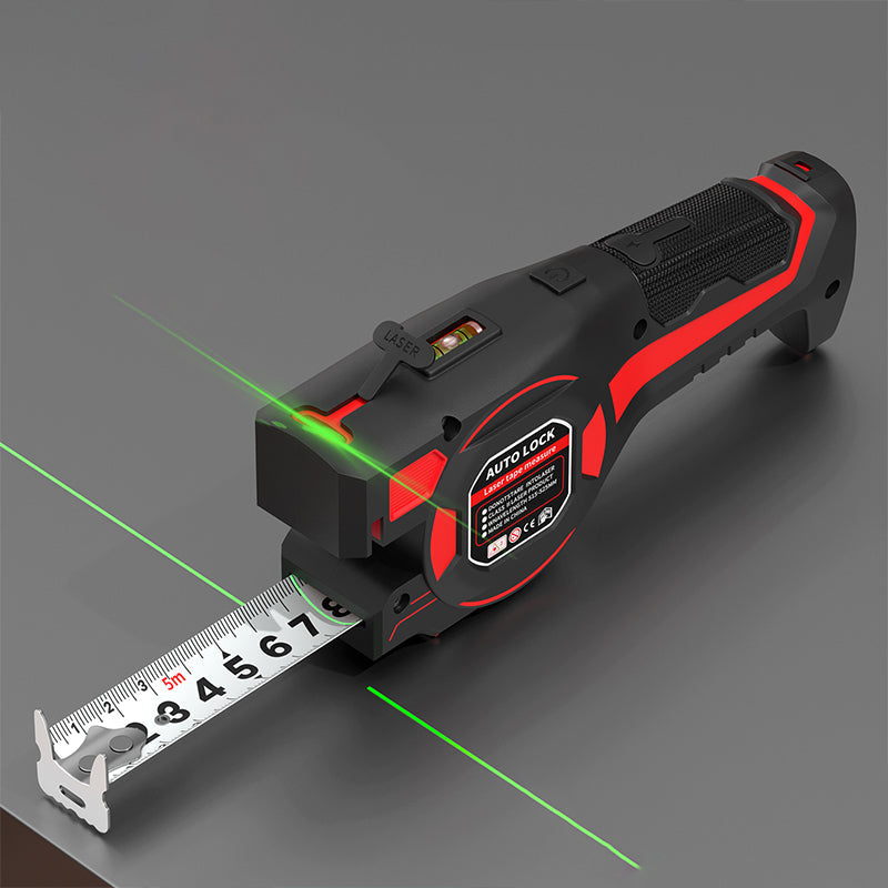 📏2-in-1 Tape Measure with Laser Guide