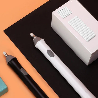 ✏️ Electric Eraser Pen Kit – Precision Erasing For Sketching, Drawing & Highlights 🎨