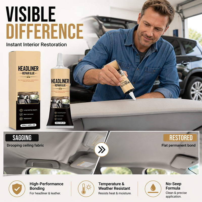 🔥Hot Sale 49% Off - Car Headliner Repair Glue Waterproof