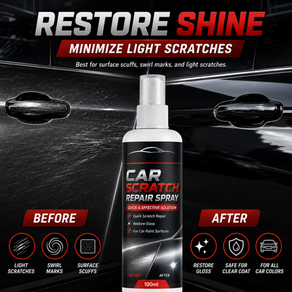 🥳2026 HOT SALE🥳💞50K+ SOLD!🚗✨ 50% OFF! 100ml Universal Car Scratch Repair Spray – Erases light scratches, swirl marks & scuffs fast. No body shop needed – restore your car’s gloss in minutes! 🛡️💨