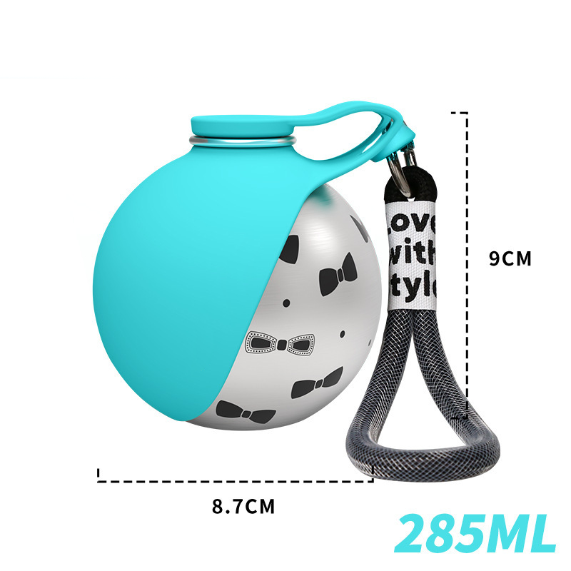 🐕 Foldable Dog Water Bottle with Built-in Bowl – Leak-Proof Portable Pet Water Dispenser for Walking, Hiking & Travel, 550ml BPA-Free 🌿✨