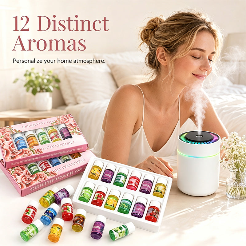 12-Pack Water Soluble Essential Oils Set🌈