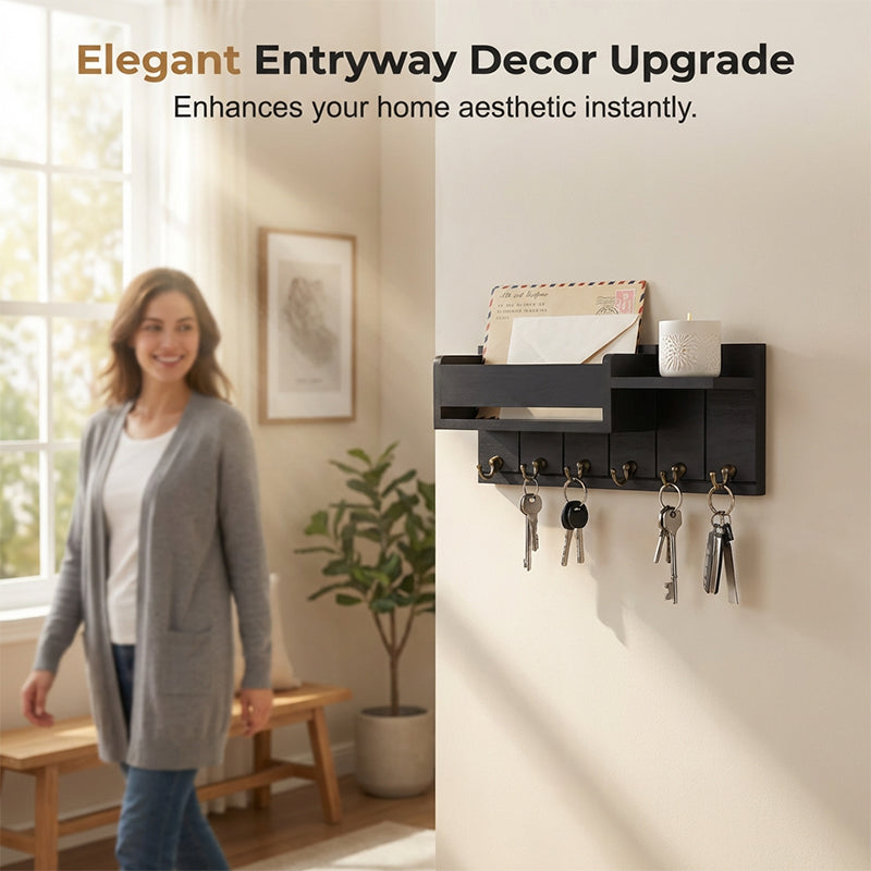 🎉 2026 Sale — 🔥 Wall‑Mounted Mail & Key Holder-BUY 2 GET FREE SHIPPING