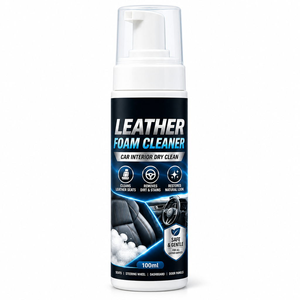 🚗Car Interior Leather Foam Cleaner Kit