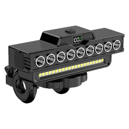⏳Time-Limited Special⏰ Ultra-Bright Bike Light – Dual Beam, 30 LEDs & Real-Time Display – Up to 20H Runtime, Type-C & Remote 🛡️