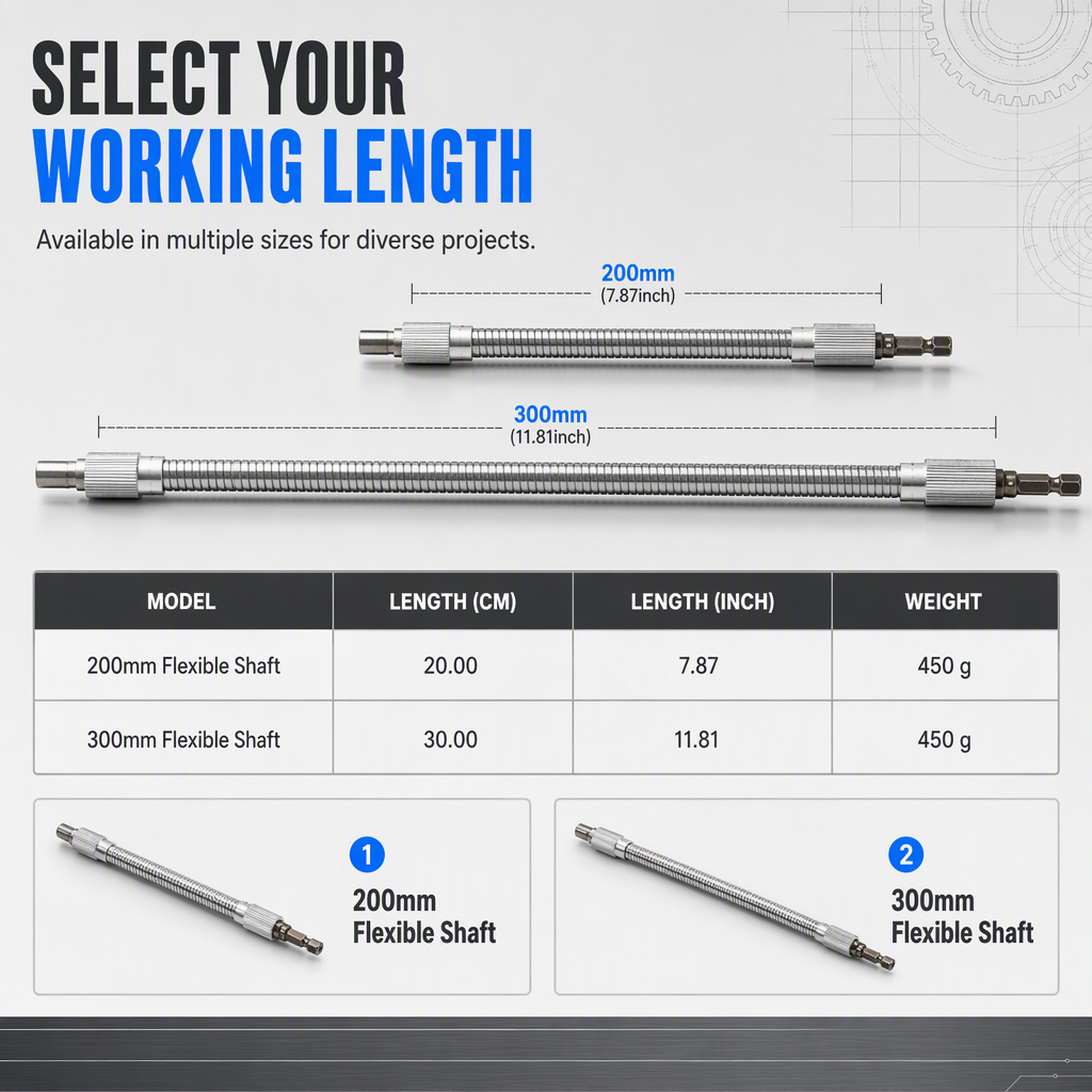⏳Time-Limited Special⏰Universal Metal Flexible Shaft Extension Rod for Electric Drills and Screwdrivers Multi Angle Screwdriver Bit Connection Link