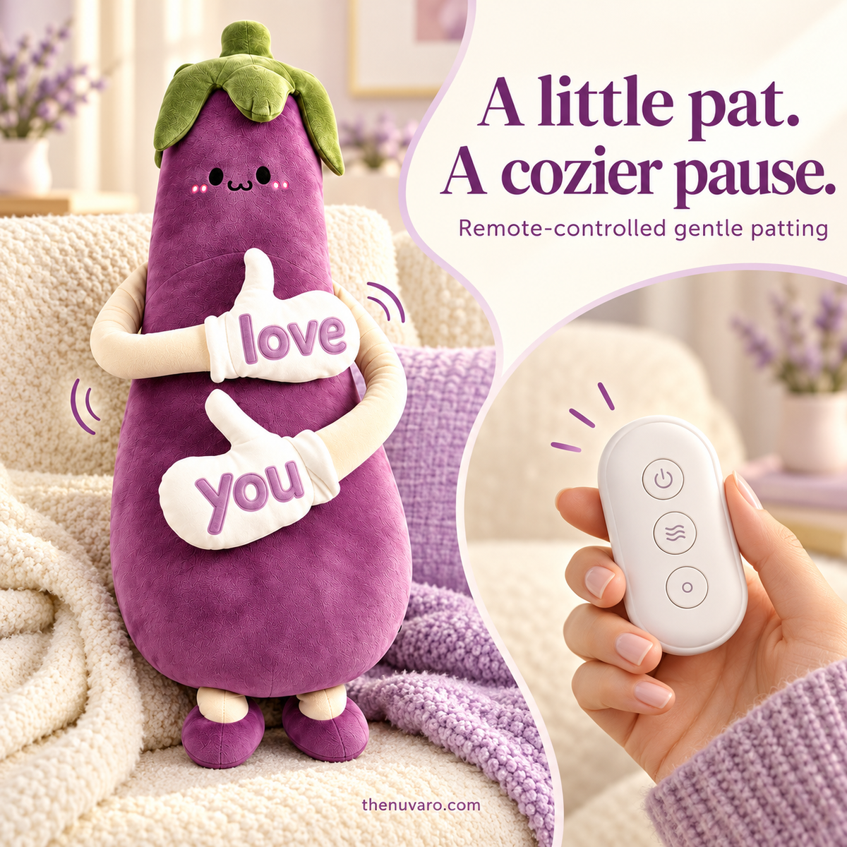 Thenuvaro-Plush Cuddle Pillow – Long-Arm Hug Buddy